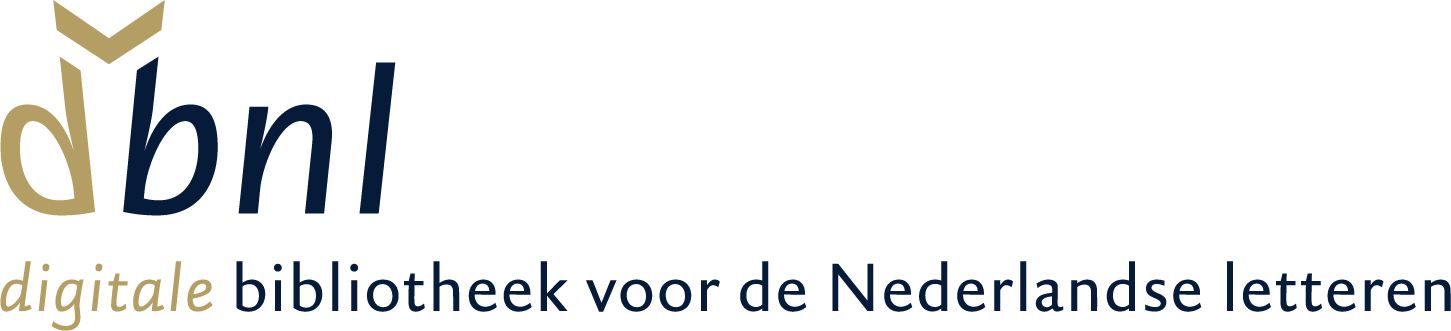 Logo van de digitale bibliotheek voor de Nederlandse letteren